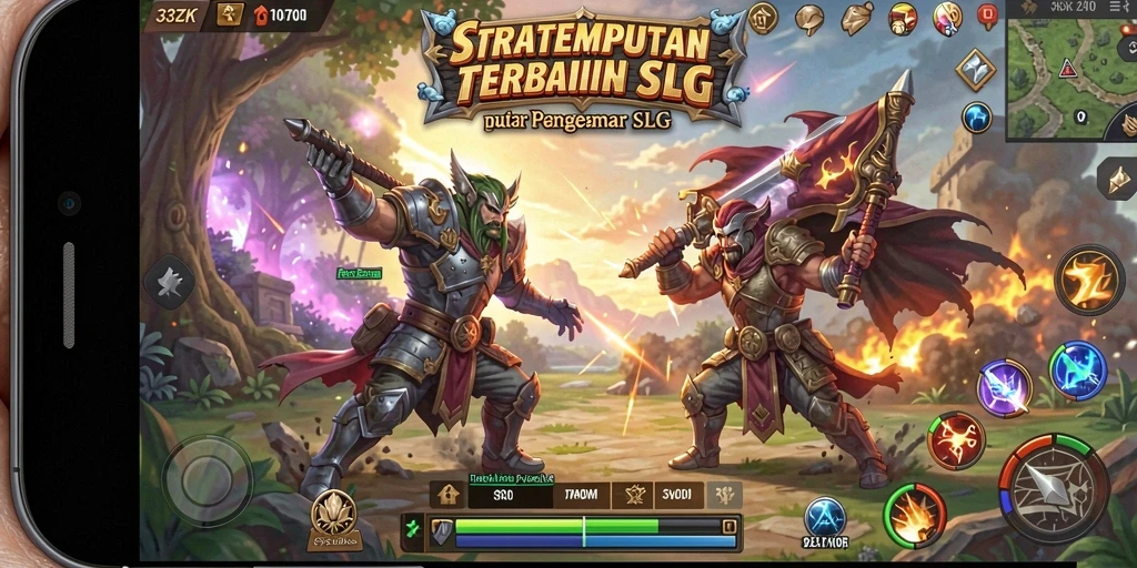 Tampilan seru dari gameplay 33ZK yang penuh strategi.