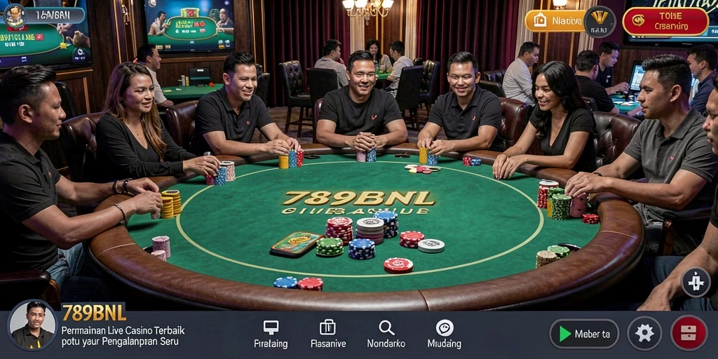 Tampilan menarik saat bermain Live Casino di 789BNL.