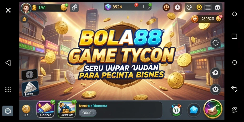 Tangkapan layar bermain game Tycoon BOLA88 dengan grafik menawan.