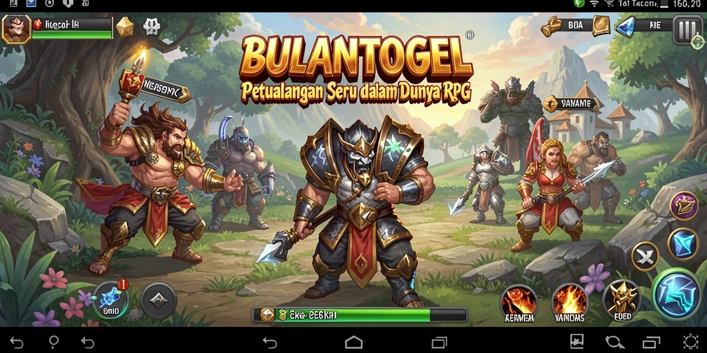 Tampilan gameplay RPG yang memukau dan menarik.