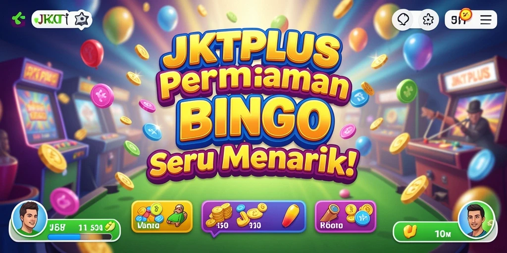 Tampilan gameplay Bingo yang seru dan berwarna.