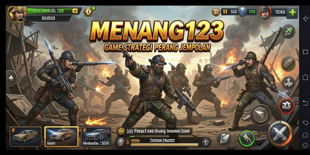Screenshot MENANG123 menunjukkan aksi seru dalam pertempuran strategi.