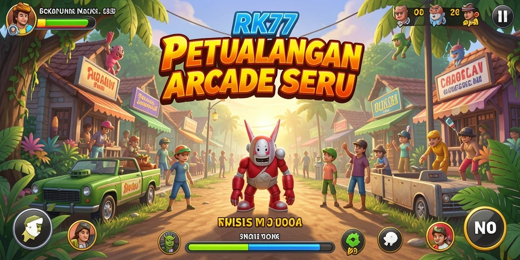 Screenshot RK77 menampilkan gameplay yang seru dan menantang.