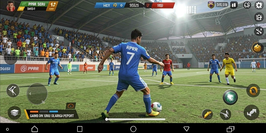 Tangkapan layar RPRR menampilkan gameplay olahraga yang seru dan kompetitif.