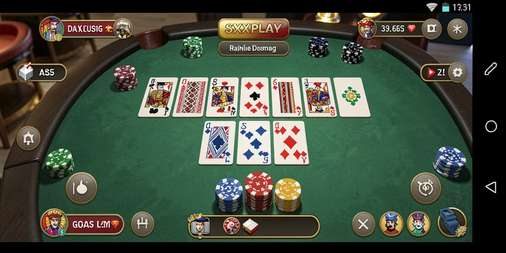 Screenshot gameplay SXXPLAY menampilkan momen seru bermain Domino.